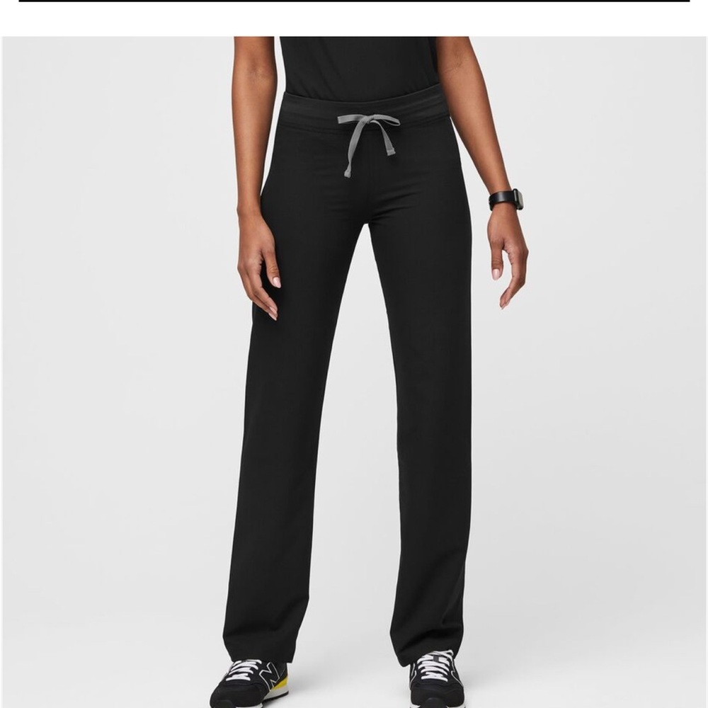 FIGS Livingston Pant in Black, Size S